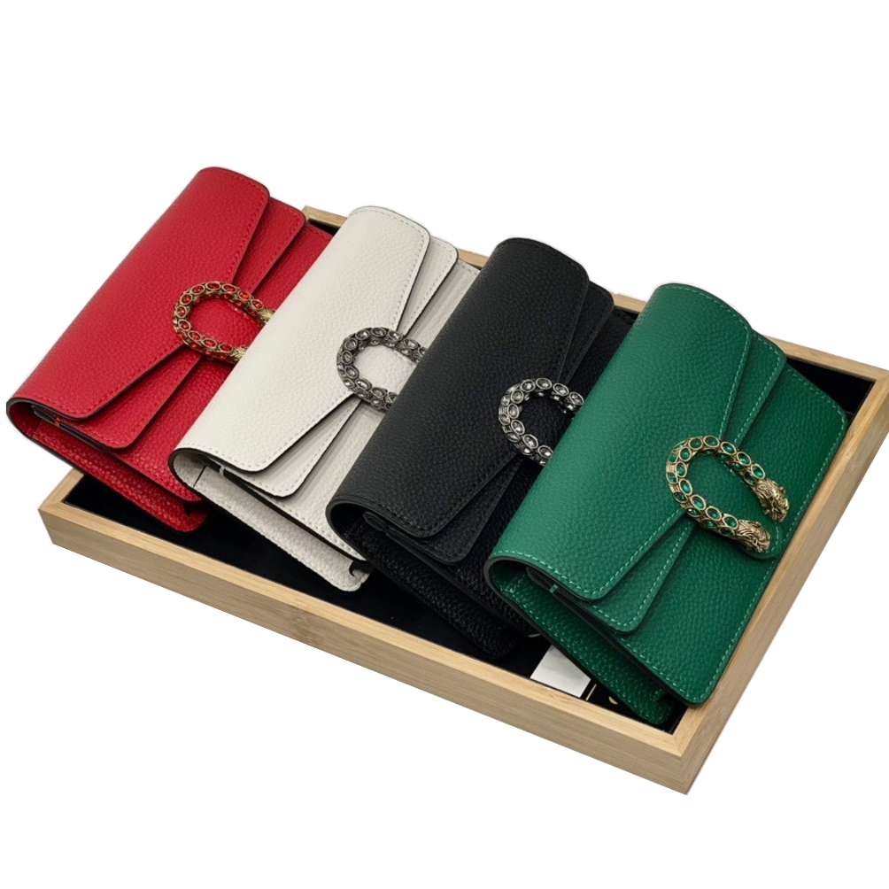 

Designer gift box packaging Clutch Bags Shoulder Bag Festival Mini Fashion Leather Women Cross Body Womens Handbags Classic Letters Wallets Handbag 16.5cm HQG2002, Red