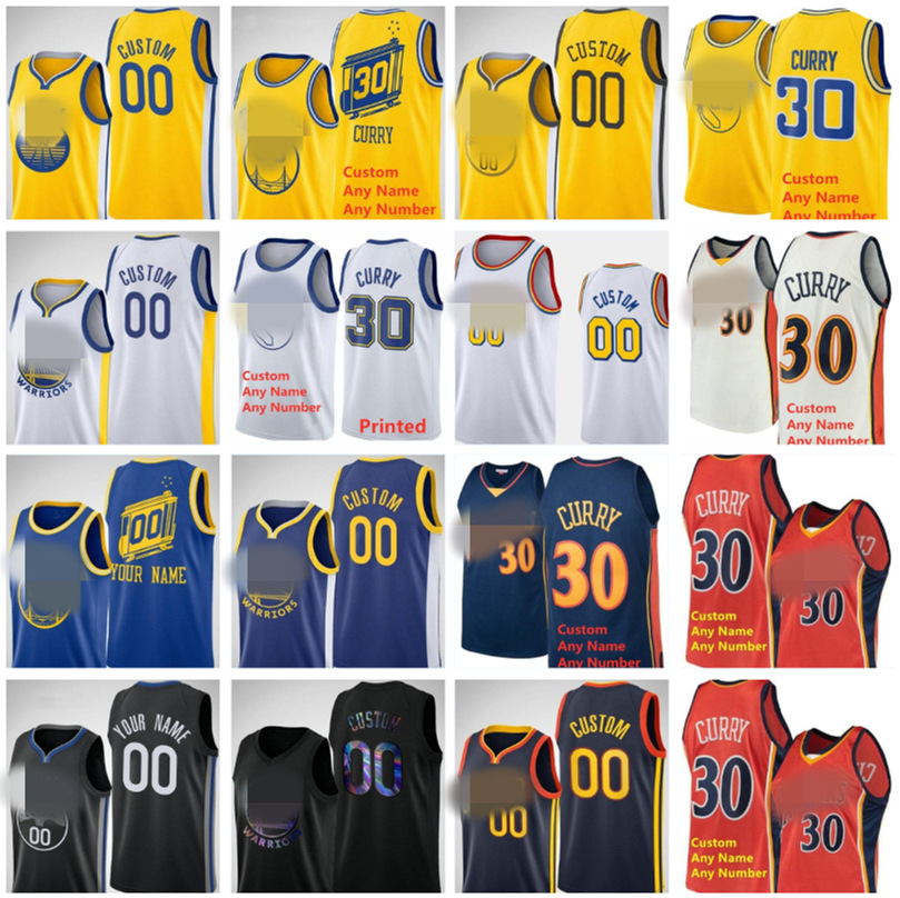 

Printed Stephen 30 Curry Klay Jersey 11 Thompson Andrew 22 Wiggins Draymond 23 Green 20 21 Basketball Men Jerseys, Black;red
