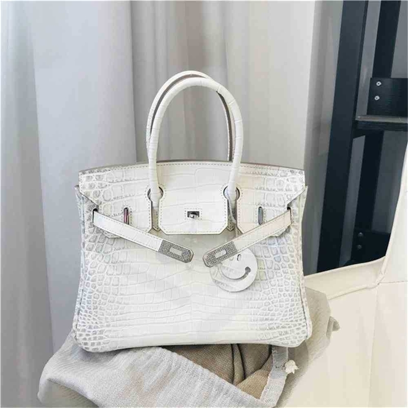 

Women Luxurys Designers Bags 2021 Shop Purchase Himalayan white crocodile fashion temperament cow Designer Handbag Handbags Totes Crossbody Bag