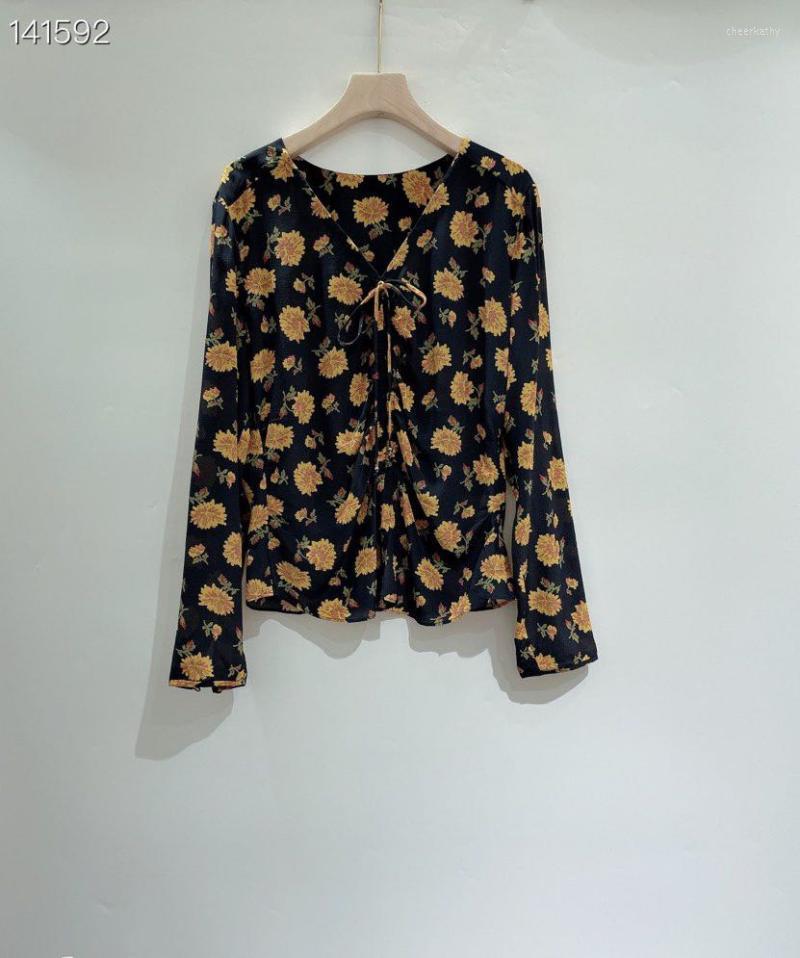 

Women' Blouses & Shirts Xc778 Fashion Women' & 2022 Runway Luxury European Design Party Style ClothingWomen' Chee22, Black