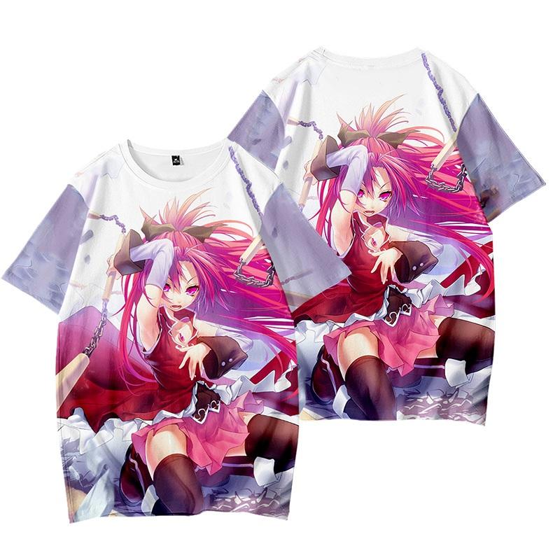 

Men's T-Shirts Anime Puella Magi Madoka Magica Print T-Shirt Tee T Shirt 3D Kaname Akemi Casual TeeMen's