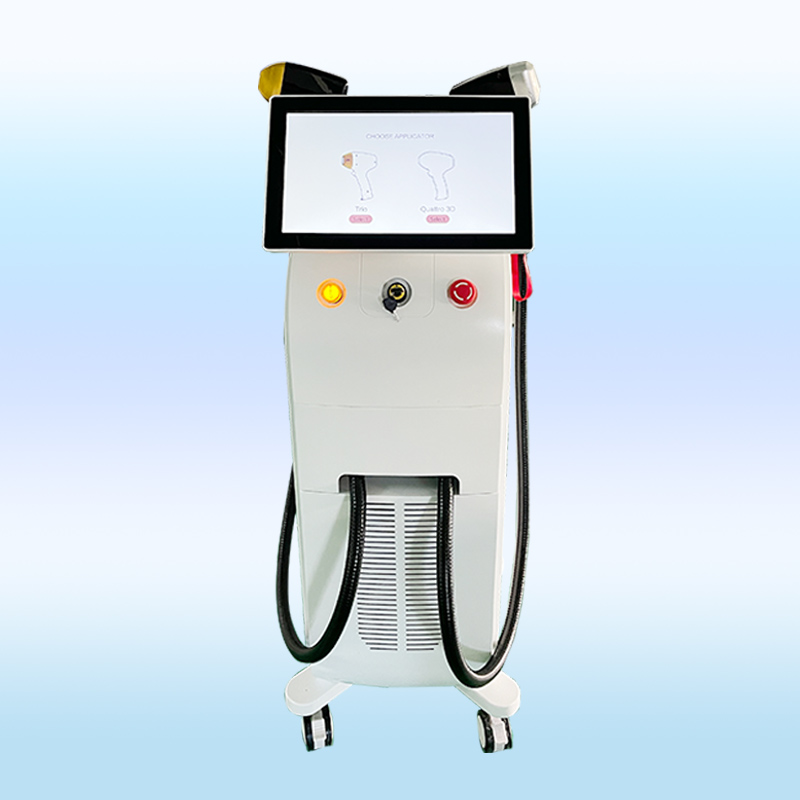 

2 Handle Diode Laser Hair Removal Machine beautiful whole sales price