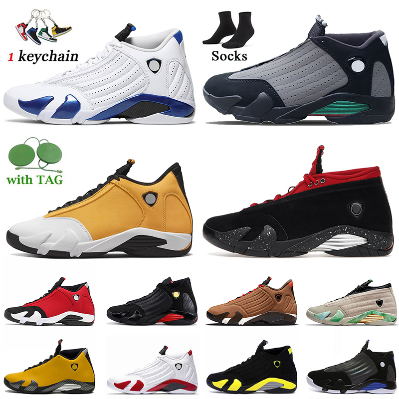

Athletic Outdoor Sport Basketball Shoes With Socks 2022 Jumpman 14 Alternate Thunder Gym Particle Grey 14s Mens Trainers Red Lipstick Fortune Fortune Men Sneakers, B35 gym red 40-47