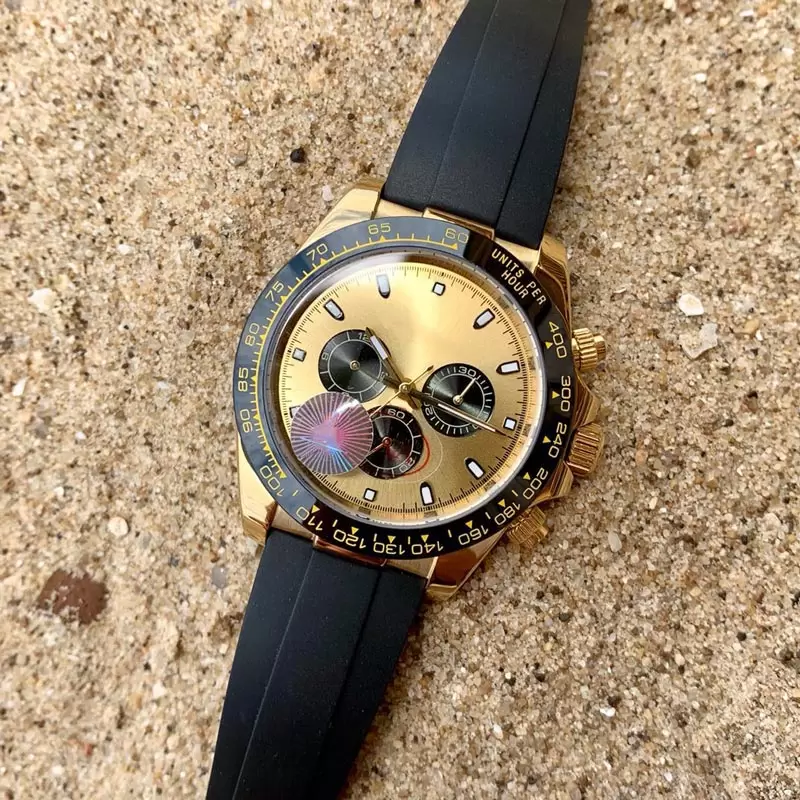 

Men Watch Automatic Mechanical Watches 43mm Sapphire Waterproof Wristwatch Fashion Business Wristwatches Montre De Luxe Gifts, Color 1