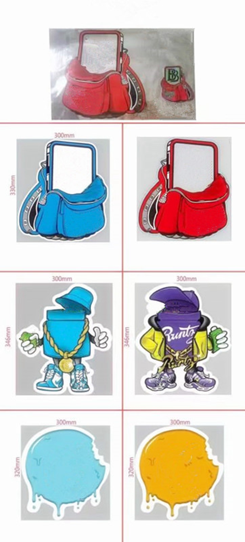 

Empty package 1 Pound Backpackboys BB boyz smell proof bags Runtz Jokes Up Shaped Premium Flower mylar bag custom print 1lb 1 lb 454g 16oz