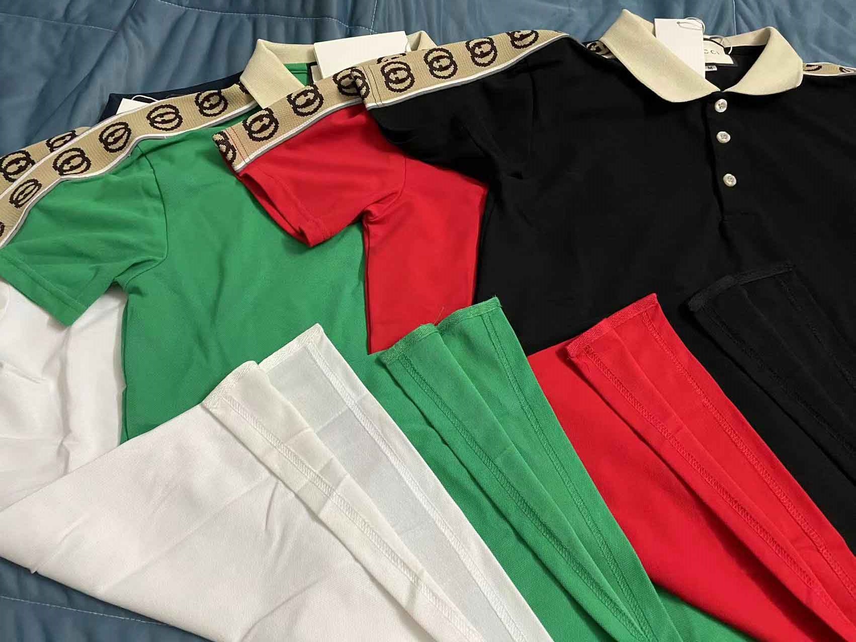 

kk Summer Brand Clothes Luxury Designer Polo Shirts Men Casual Polo Fashion Snake Bee Print Embroidery T Shirt High Street Mens Polos