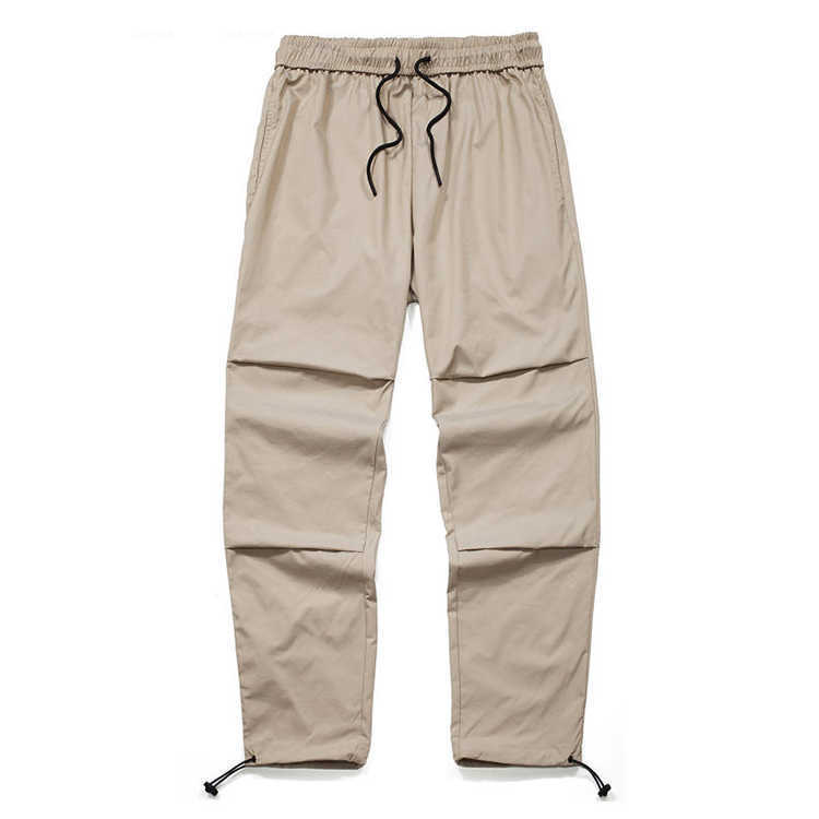 

newAutumn Winter mens pants face print men Pant streetwear high quality Workwear casual Tooling trousers, Black