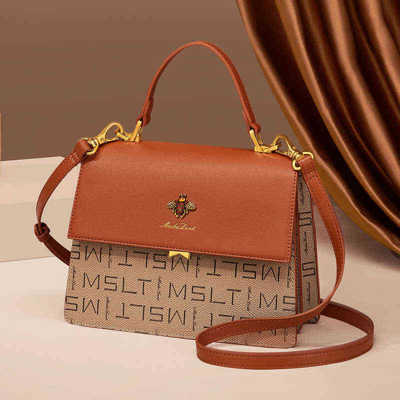 

Brand Handbags for Women Little Bee Large Capacity Handbag Shoulder Bags 2022 Female Lady Handle, Picture color