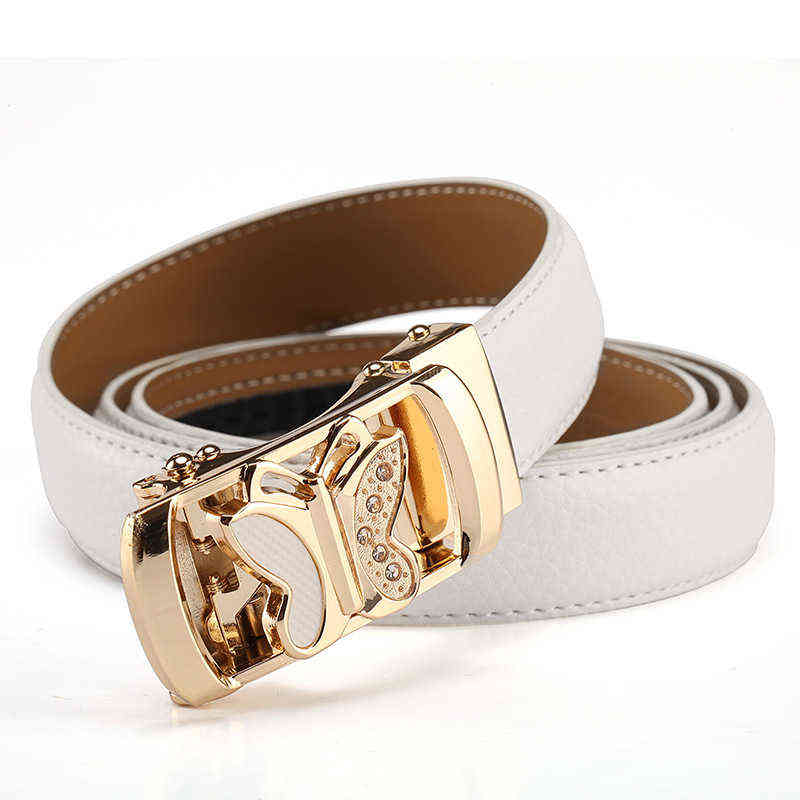 

fashion Belt buckles Women's Simple Leisure Automatic Buckle Belt Red mens designer Men's ladies women belts high end luxury for men brand, Black