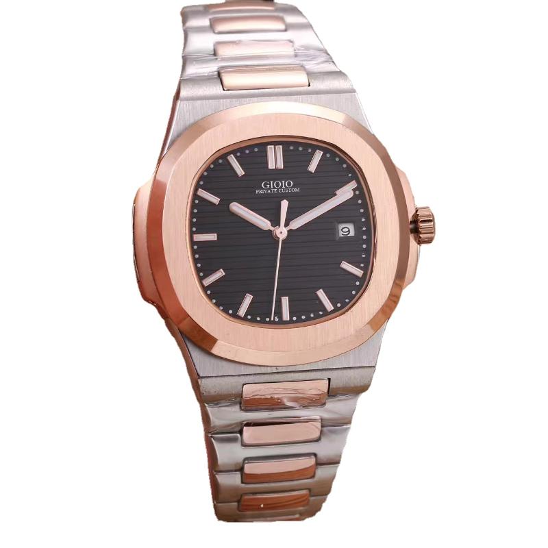

Wristwatches Automatic Mechanical Men Watch Rose Gold Black BlueWristwatches WristwatchesWristwatches