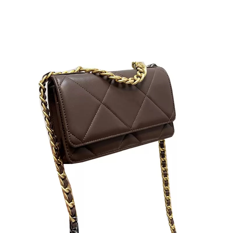 

The high quality Womens Vintage Wallet On Chain Bags Lambskin Card Holder Multi Pochette Vanity Cosmetic Large Capacity Phone Pocket Crossbody Handbags19C, Box