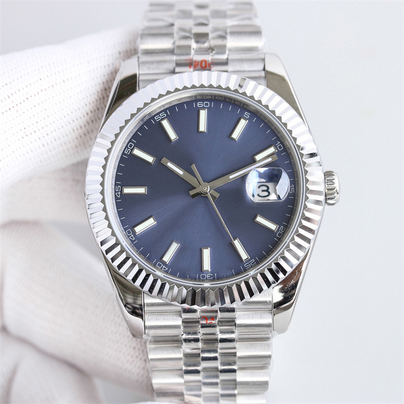 

SW Designer Men's Watch Blue Dial 41mm Stainless Steel 904L Strap Original Fold Over Clasp M126334 Automatic Mechanical 0002