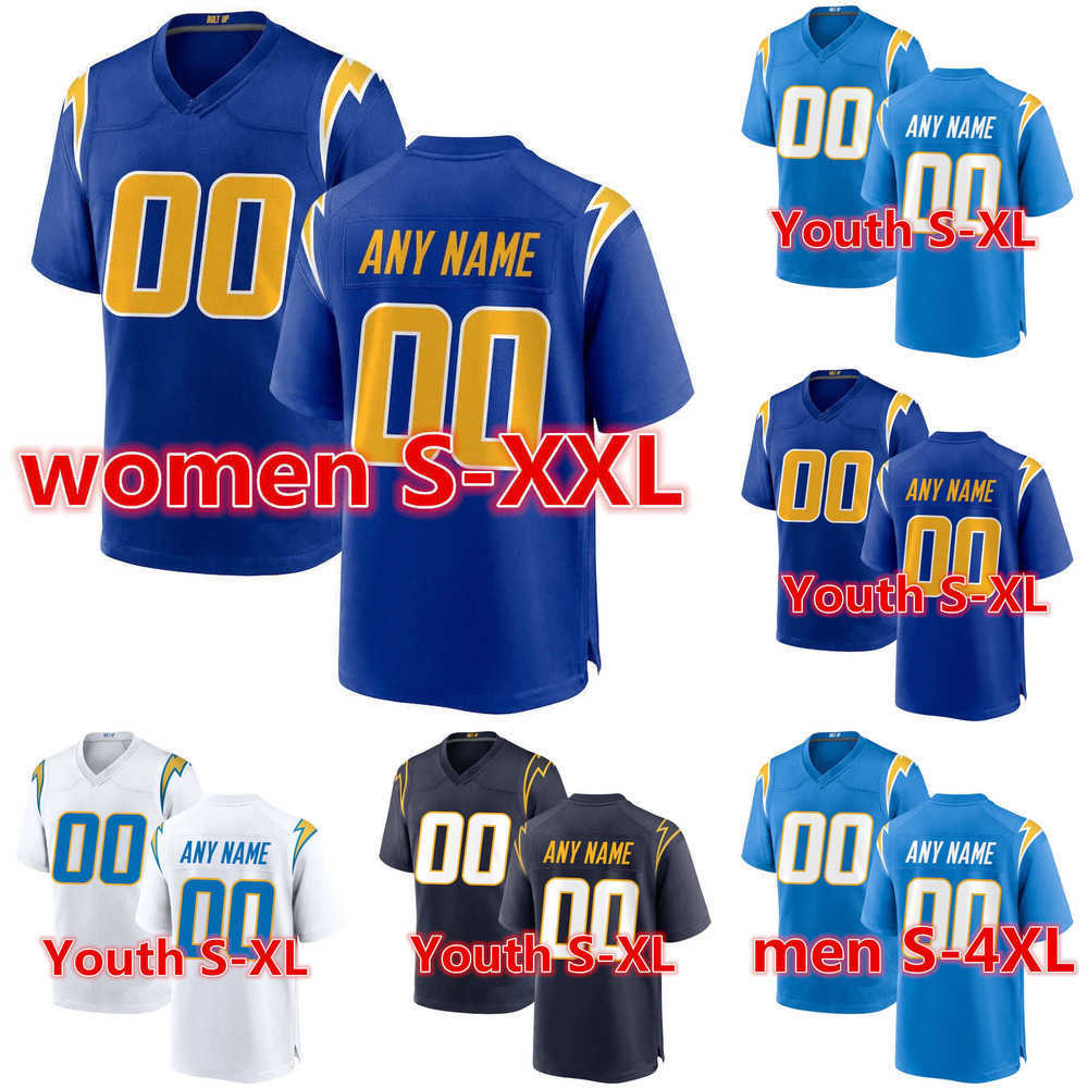 

Football Jerseys custom Los Angeles''Chargers''youth Jersey 11 Zion Johnson 10 Justin Herbert 13 Keenan Allen 33 Derwin James 30 Austin Ekeler 97 Joey Bosa, Color