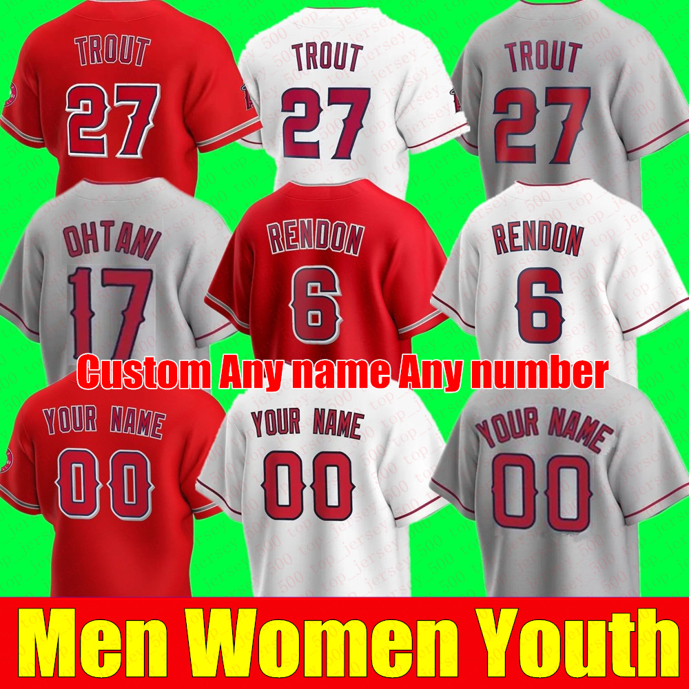 

NEW LOS MEN Women Youth MIKE TROUT SHOHEI OHTANI Jersey ANGELES ANTHONY RENDON Baseball JO ADELL JARED WALSH DAVID FLETCHER ANGELS JACK MAYFIELD PHIL GOSSELIN
