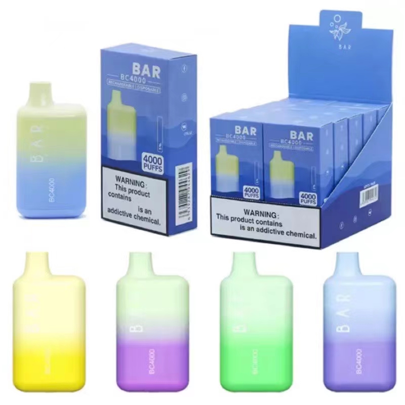 

ElfBar BC5000 Rechargeable Disposable E Cigarette With Mesh Coil Vape 5000 Puffs 650mAh Battery 13ml Pre-filled Cartridges Elfbar Bars Big Vapors Vapes