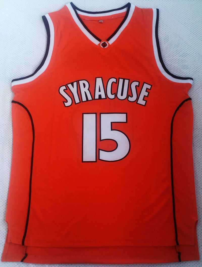 

Basketball Jerseys #22 Oak Hill High School Jersey Carmelo Anthony #15 Syracuse College Basketball Jersey Mens Stitched Orange White Yellow, As shown