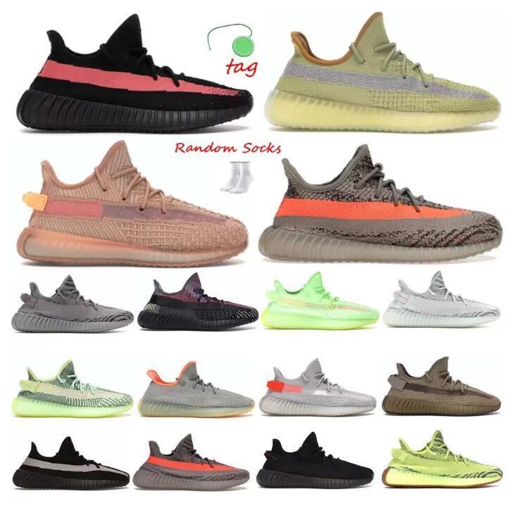 

Men Women Yeezies''350''v2 Designer Casual Shoes Designer Boost''kanys Clay Tail Light Dazzling Blue Granite Beige Cream Ash Stone 26, 39