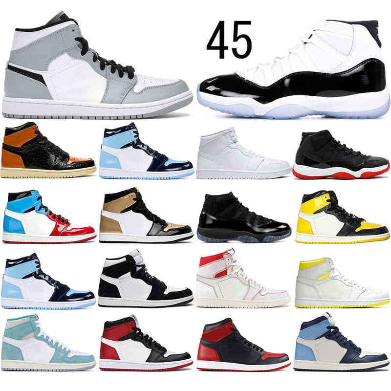 

with free socks 11s 1s Mens Basketball Shoes 1 Shattered Backboard Mocha UNC concord WIN LIKE 82 outdoor 11 Sport Sneakers EUR 36-46, #8 shattered backboard 36-46