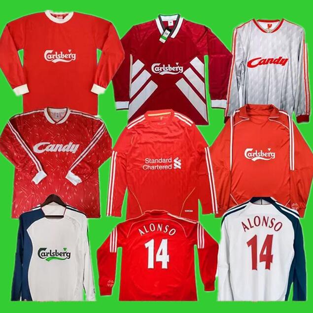 

Long sleeve McManaman 06 08 LVP Retro Torres soccer Jersey Gerard 1982 Dalglish Camisas Futebol FOWLER 1989 Maillot 2010 11 12 Barnes 08 09 Rush 97 95 93 85 champion, 89-91