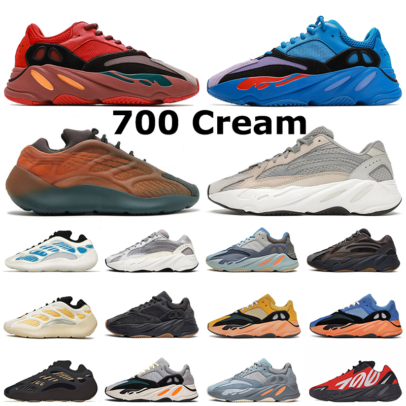 

2022 Newest 700 V3 Men Women Running Shoes Reflective Bright Blue Alvah Azareth Safflower Yecoraite Alien Yeezies 700 Trainers Sports Sneakers Size 36-48, #8 36-45