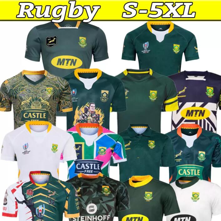 

2022 South Africa SEVENS Rugby Jersey Word Cup Signature Edition Champion Joint Version national team POLO rugby jerseys shirts