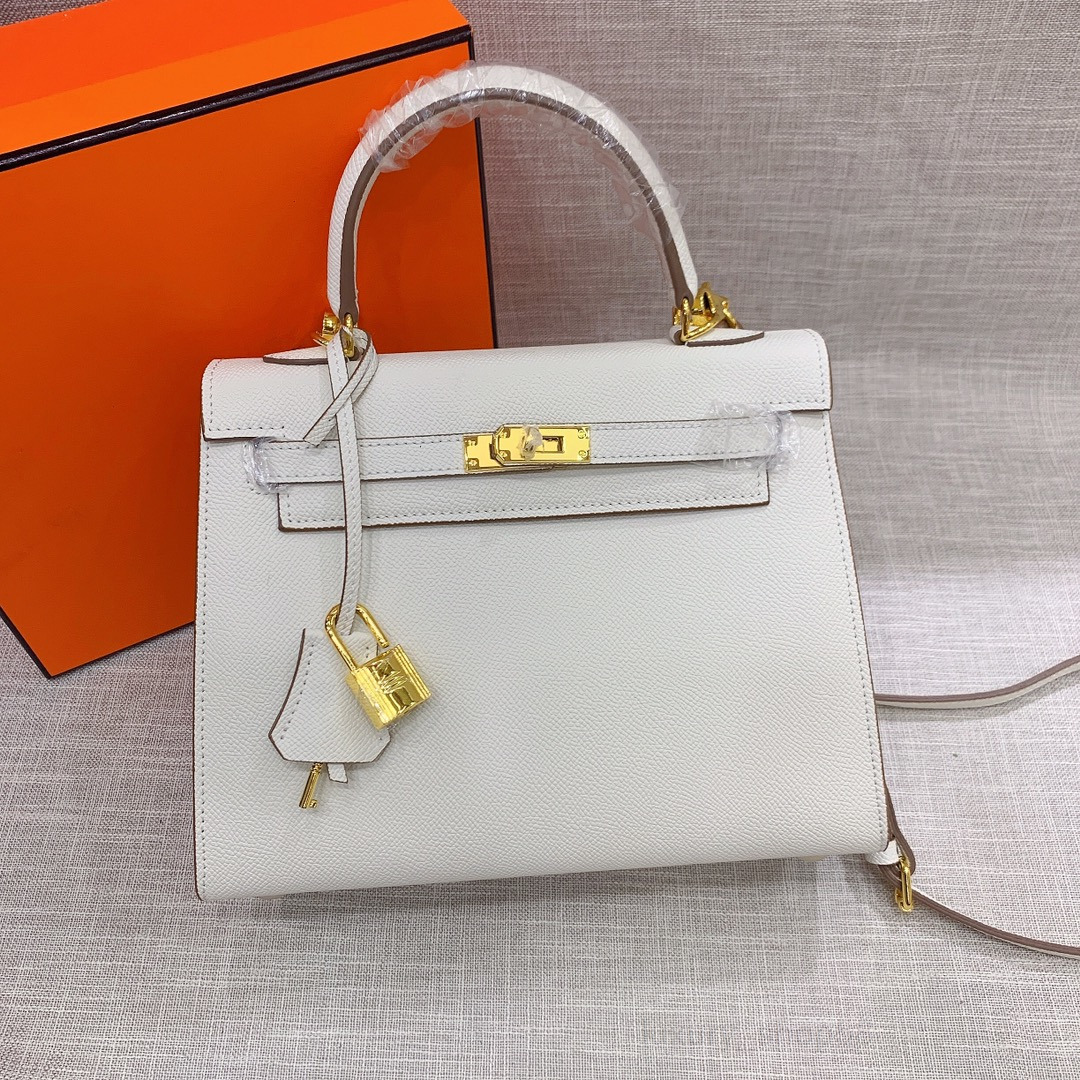 

Handbag Women Shoulder Bags H Designer Lady Leather Tote Female Leather Oblique Platinum Portable Crossbody 25cm 28cm 5A quality, 25cm-red