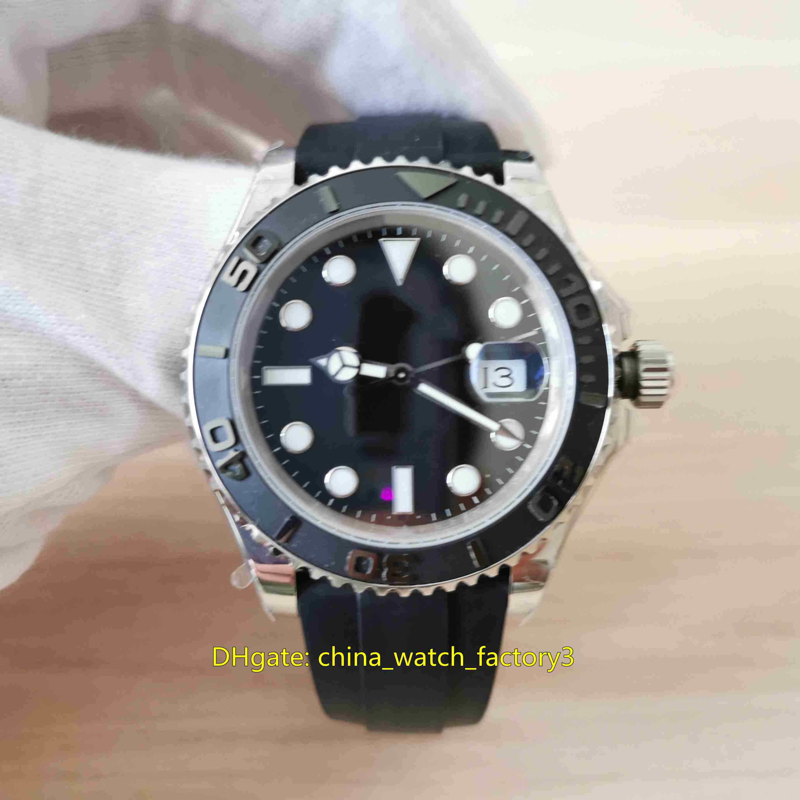 

BP Maker Top Quality Mens Watch 42mm 226659 Oysterflex Rubber Bands Ceramic Bezel Watches CAL.2813 2836 3235 Movement Mechanical Automatic Men's Wristwatches, Plastic box