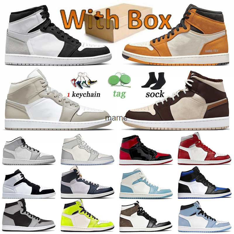 

Sports Trainers 1 1s jumpman Fragment Electro Orange basketball shoes Women College Grey Element Light Curry Mid University Blue Sneakers, Other colours