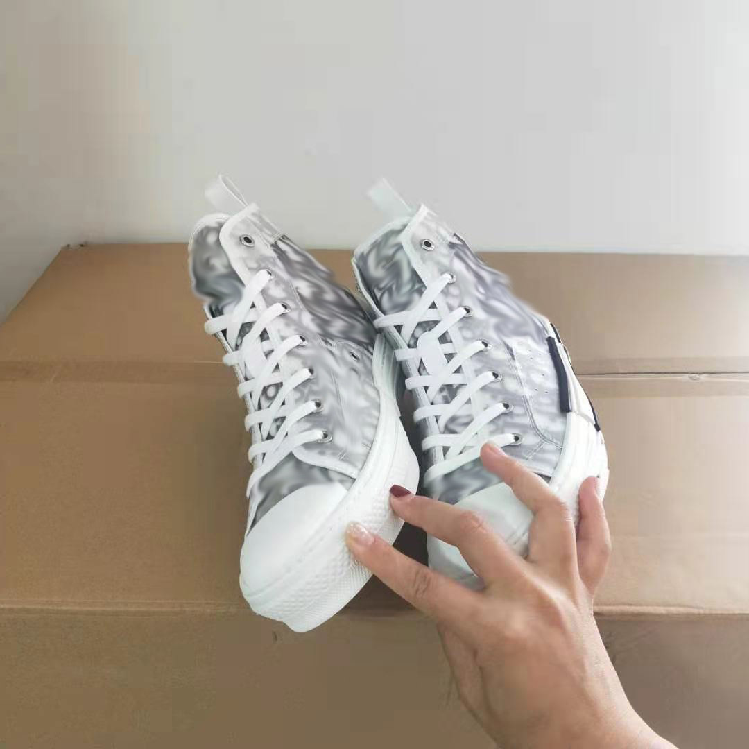 

2021high Quality Canvas Men Casual Ladies Leather Lace White Black, 5 no box