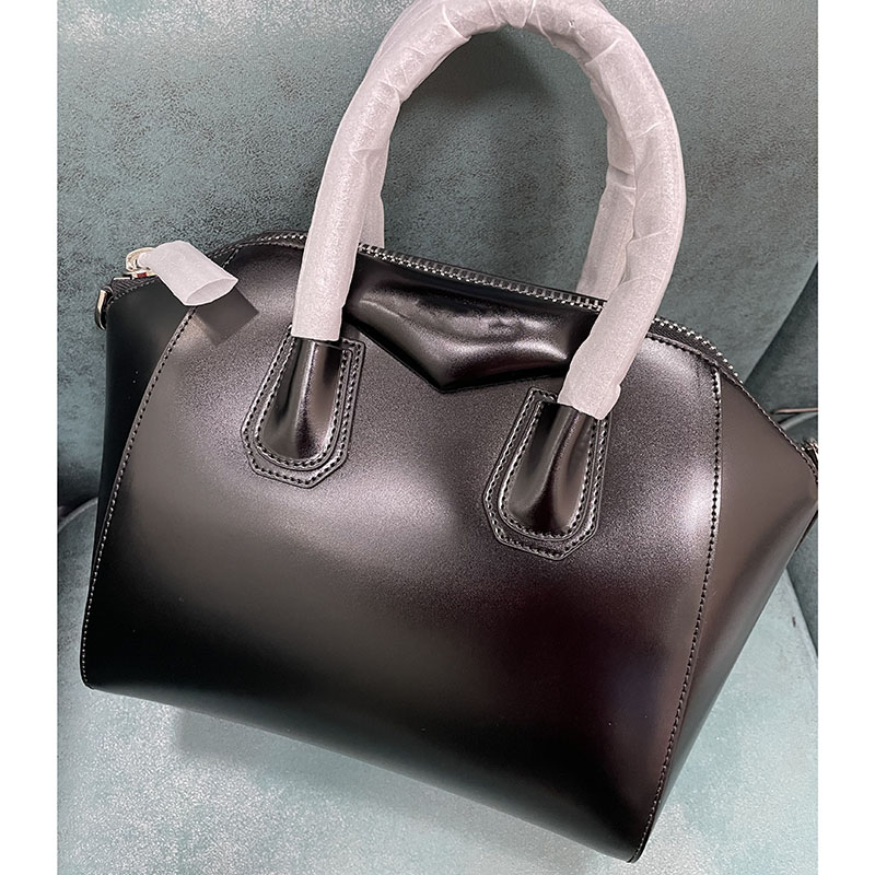 

Black Real Leather Bag Tote Fashion Womens Shoulder Chain Messenger Handbags Purse Ladies Cosmetic Crossbody Bags, Mono black #m53152
