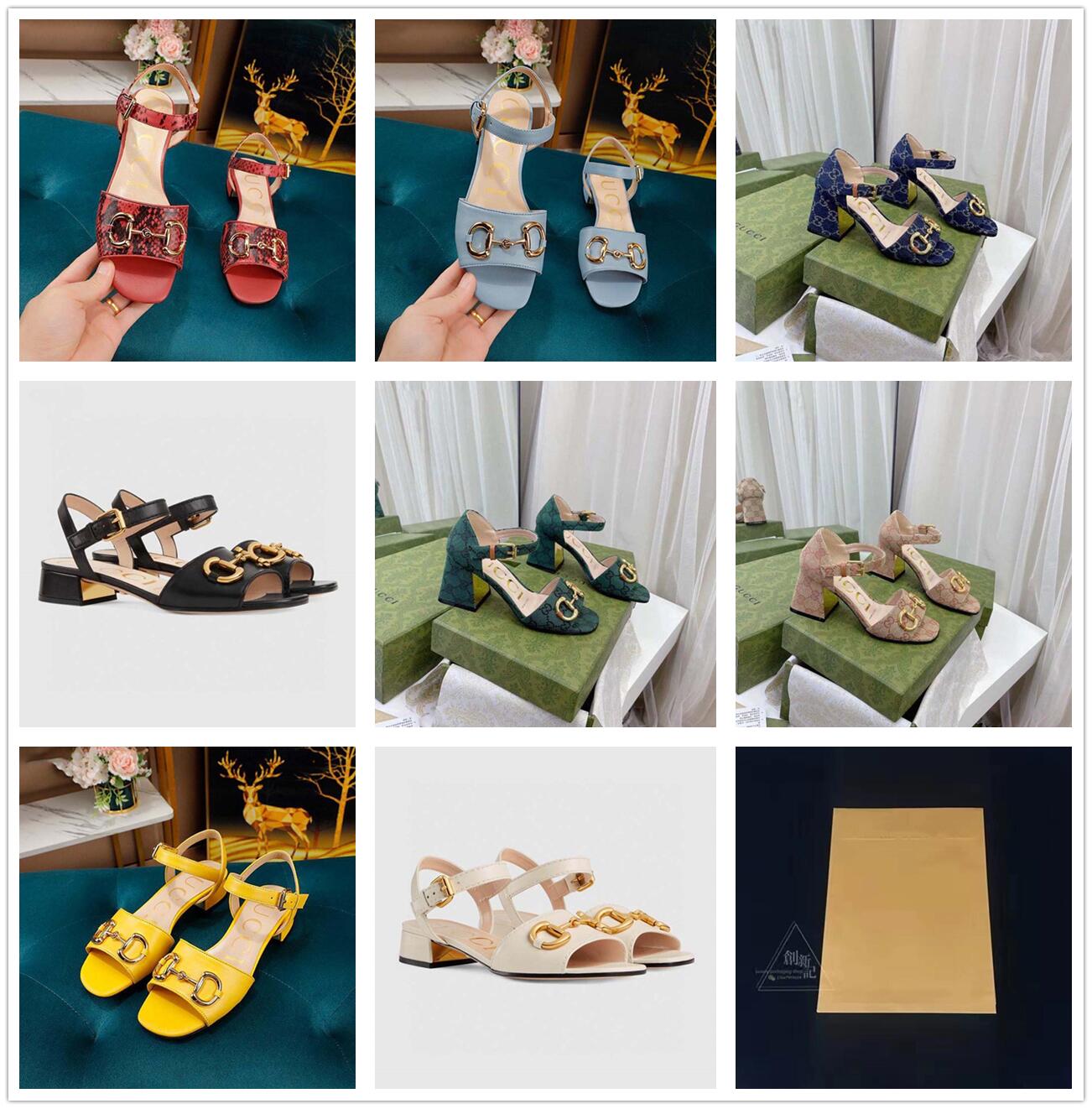 

Quality Women shoesflat base Slippers Sandals Beach Thick bottom heels Alphabet lady Sandal Leather High heel shoe slides bagandshoe 0100, Lightgreen