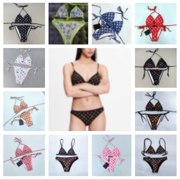 

Charm Bikinis Womens Swimsuits Set Beach Bathing Two piece set bikini Wind Swimwears High Quality Female Classical Swimwear, Lu01
