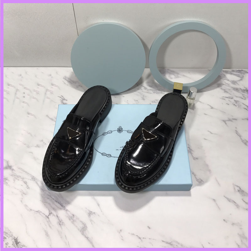 

Women Fashion Slippers New Outdoor Sandals Summer Inner Leather Womens Shoes Designer Flat Shoe Ladies Slipper High Quality D223221F, Black