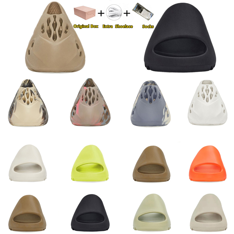 

Designer Summer slipper men woman Black Bone White Resin desert sand Pure Onyx pattern Stone Sage slippers soot Core mens womens slide slides sandals shoe With Box, Color#1