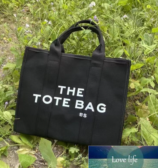 

Canvas High Quality Tote Bag Women Large Totes Canvas Shopper Letter Printing Crossbody Bags Handbag, As pic