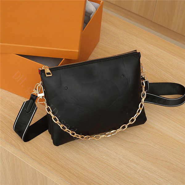 

Designer Chain Shoulder Bags Luxury Crossbody Letter Plain Famous Zipper Small Shopping Totes Evening Handbags Stars Fashion Wallets, Color white