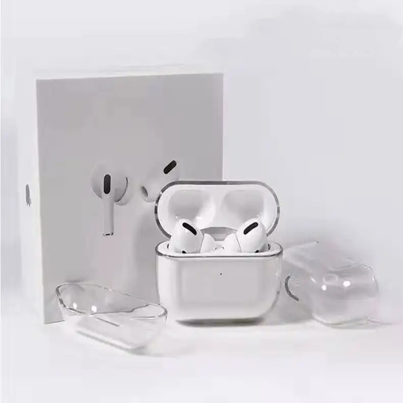 

For Airpods pro air pods 3 airpod 2 Headphone Accessories Solid Transparent TPU Silicone Cute Protective Earphone Cover Apple Wireless Charging Box Shockproof Case