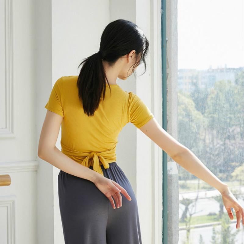 

Yoga Outfit Women Top Tight Skin-stretch Blouse V-neck Exercise Costumes Sports ClothingYoga, Black