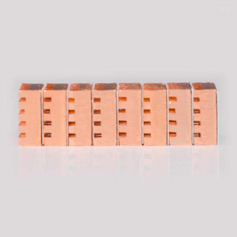 

Fans & Coolings 8Pcs Mini Heat Sink Memory Back Pure Copper Laptop Computer Notebook Cooler IC Chipset RadiatorFans