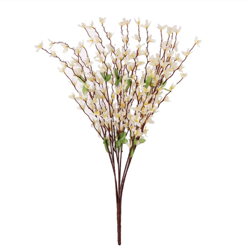 

Decorative Flowers & Wreaths Bouquet Fake Orchids Wedding Floral Silk Plant Pot Indoor Multifunction Shiny Artificial Decoration Outdoor Hom, Yellow