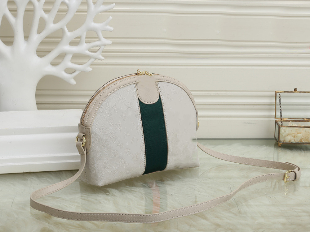 

Shell Handbag Fashionable Lady Cross Body bag Luxurys Designers Shoulder Bags Leather Handbags Girl Fashion Women Top Quality Clutch, White