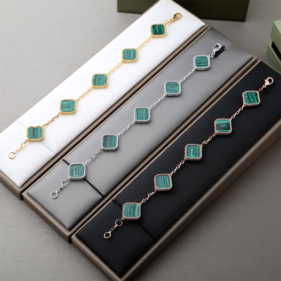 

Clover Bracelet Charm Bracelets Gold Chain Bangle For Woman Links Designer Braclets Love Armband Love Bangles Chains Braclet Pulsera Bracciale Di Lusso