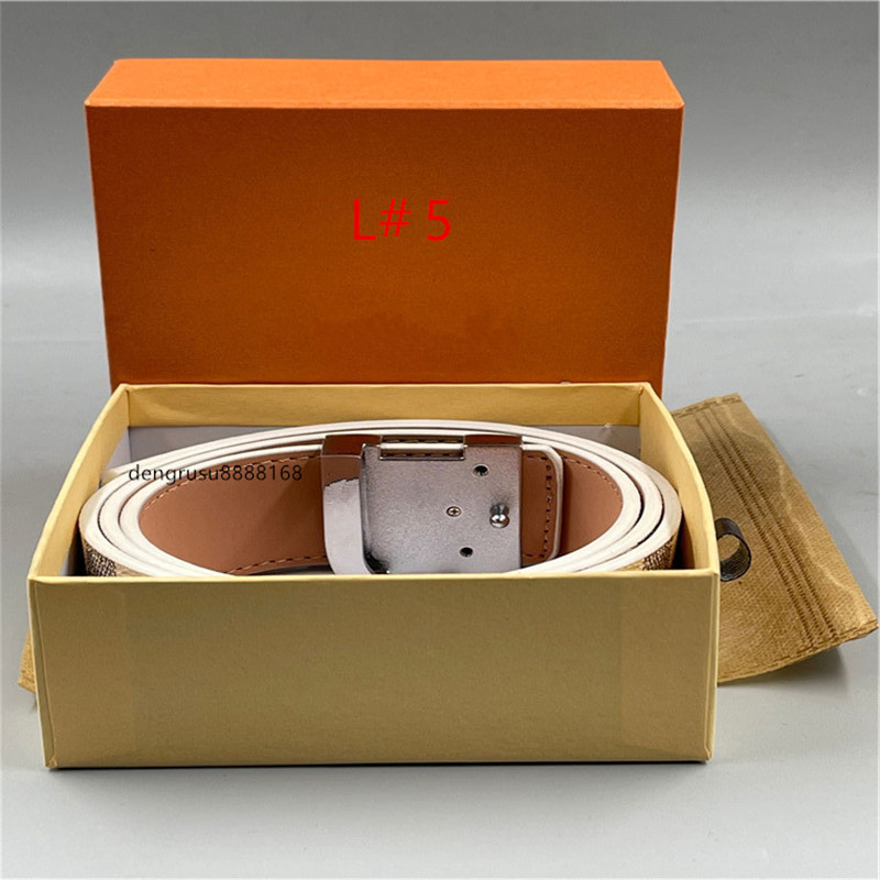

Luxury menswear designer belt chastity top fashion ladies L buckle wholesale with box 105cm-125cm, Belt and box