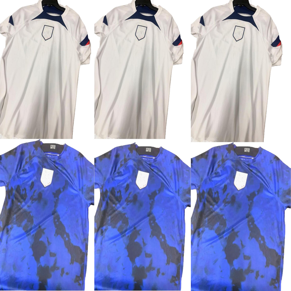 

2022 World Cup United States soccer jerseys home and away 2023 usas home Pulisic Dest McKennie Reyna Adams Weah Musah Lletget America football shirts, 22/23