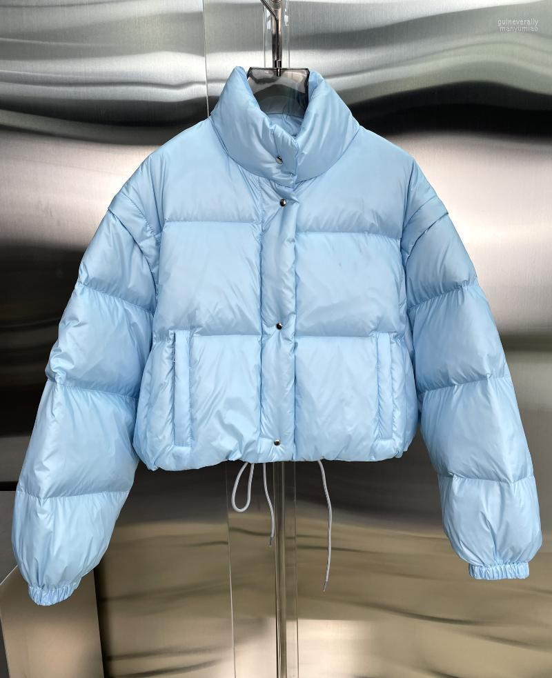 

Women' Down & Parkas The Quality Fashion Autumn And Winter Bread Short Jacket Sleeves Can Be Detachable To Make Vest 2022 0816 Guin22, Black