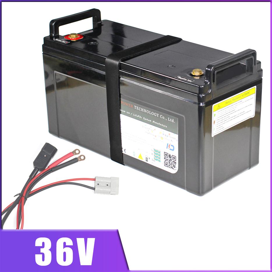 

36V 100AH Lithium ion Battery 80AH E bike Scooter Golf Car Electric vehicle Li IP68 Waterproof With BMS Charger255b