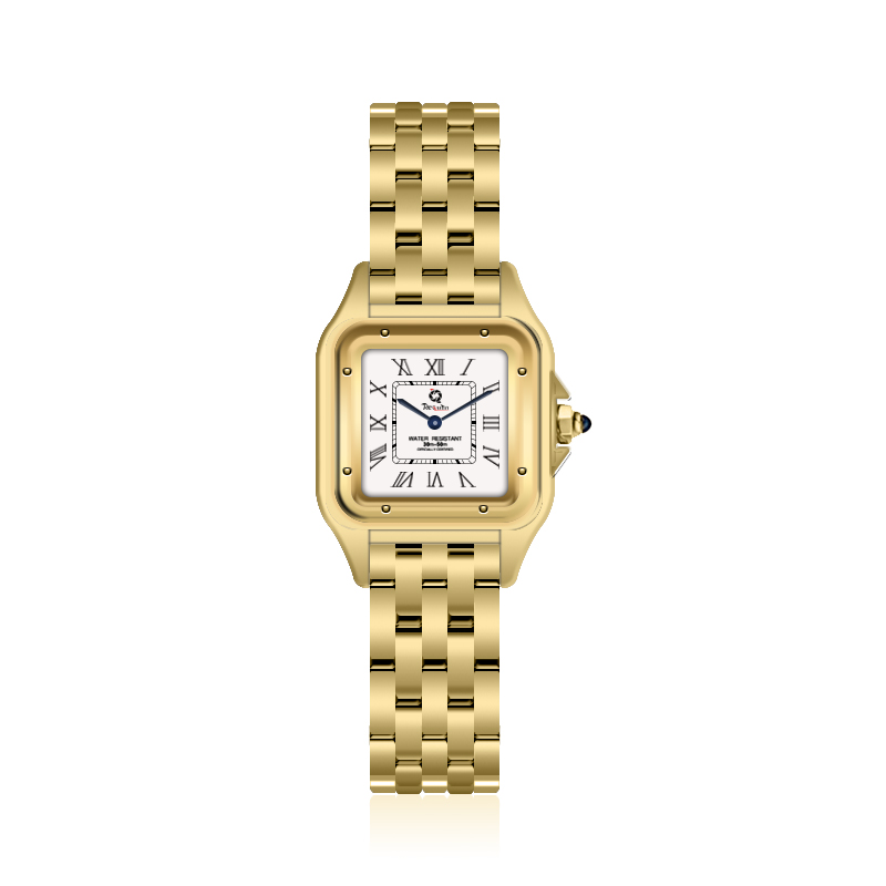 

2022 Men's Luxury Watch Couple Ladies WSTA0052 REQUIN Brand Yellow Gold Stainless Steel Case Mechanical Movement Three Needle C Tank, Silver