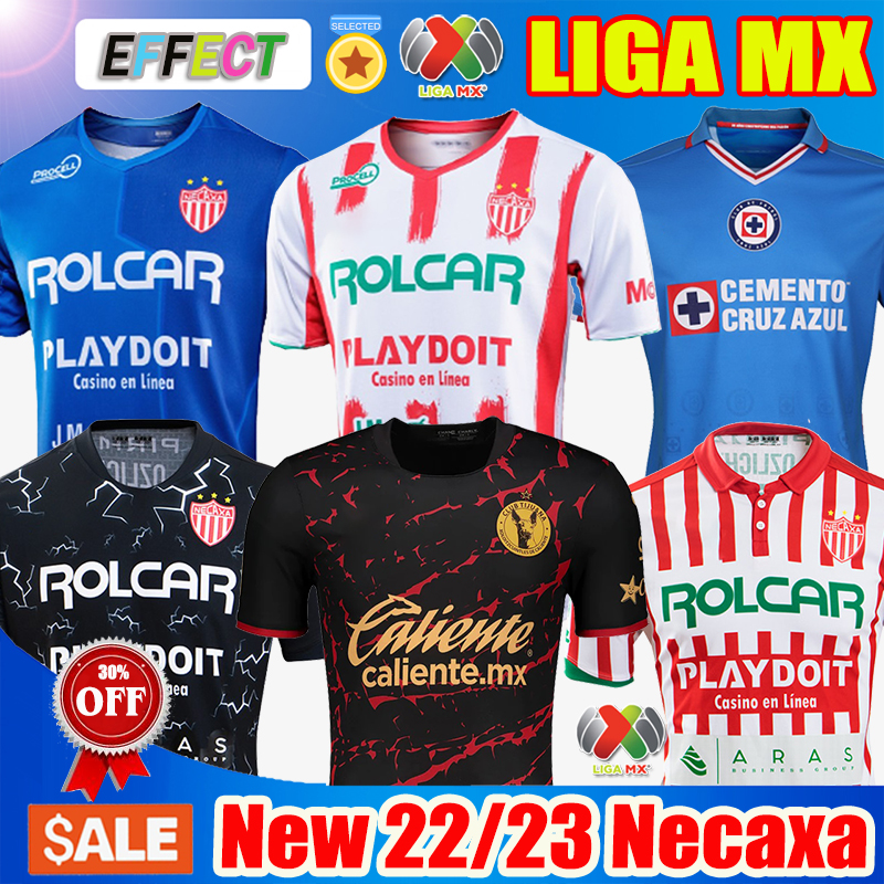 

2022 2023 Club Necaxa Soccer Jerseys 21/22/23 Home Away Blue Thailand Quality LIGA MX Kit Jersey Football Thailand Uniform Shirts, Xolos club tijuana 22-23 home