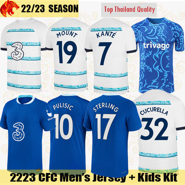 

22 23 Soccer Jerseys PULISIC MOUNT 2022 2023 STERLING WERNER ZIYECH Football shirt KANTE HAVERTZ CHILWELL T. SILVA CUCURELLA JORGINHO Men Long Sleeve Jersey Kids Kit, Pre match shirt2