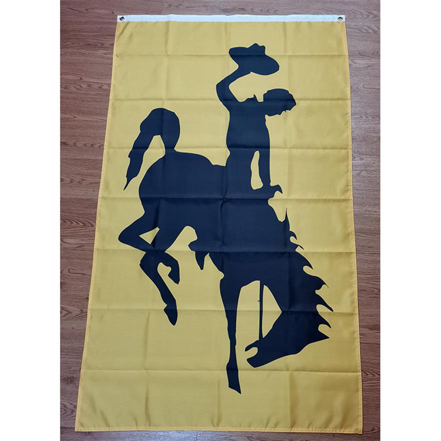 

NCAA Wyoming Cowboys and Cowgirls Flag 3 5ft 90cm 150cm Polyester flag Banner decoration flying home & garden flag Festive gifts2401